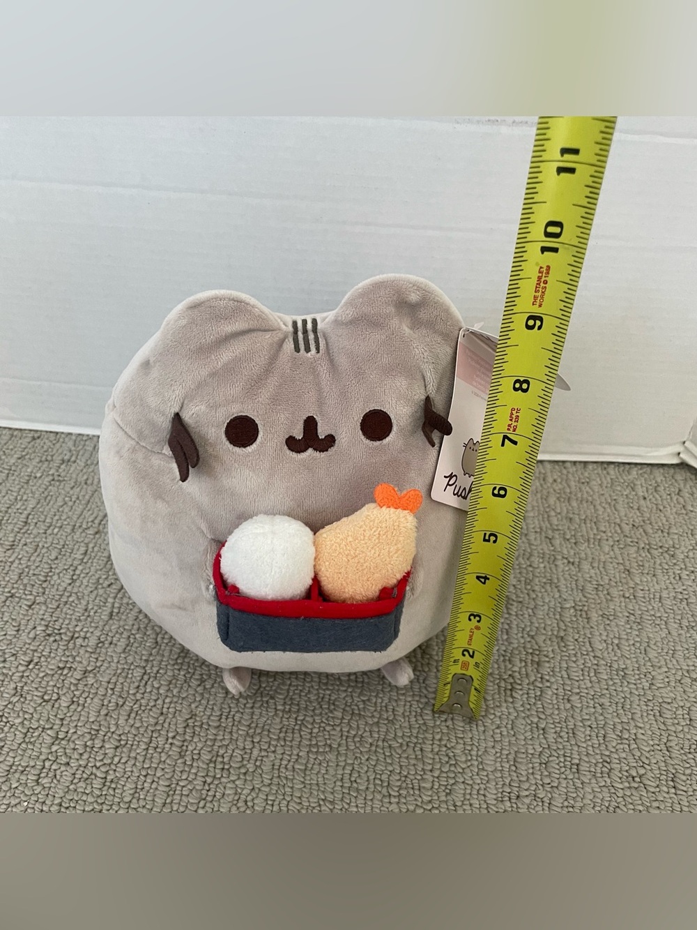 Pusheen Pink and Cream Snackable Bento Box Tag Plush - Picture 4 of 4